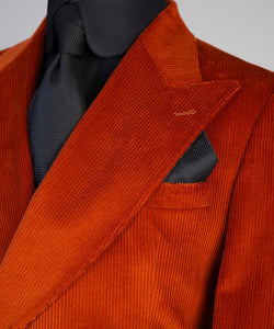 Costume croisé velours côtelé
